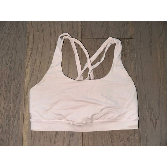 Lululemon Energy Sports Bra Light Pink Women's Size 6 - Picture 2 of 5
